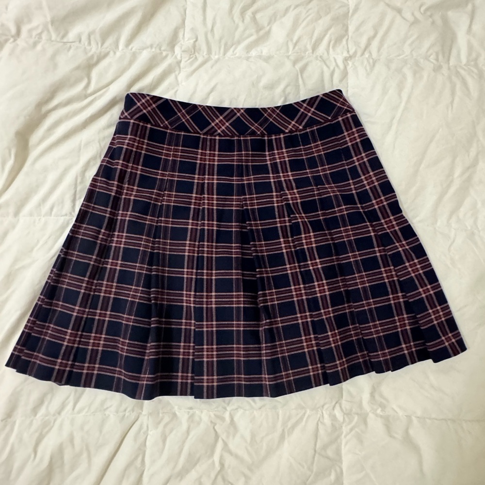 Aritzia plaid skirt